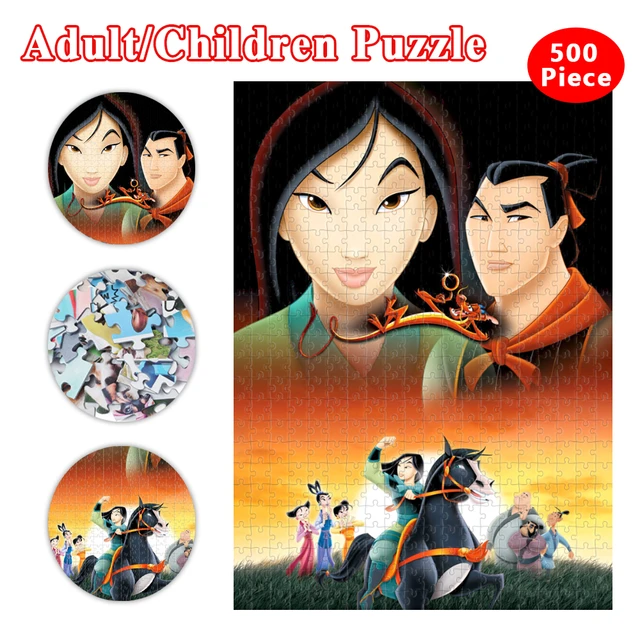 Disney Mulan Puzzles For Adults 1000 Pieces Paper Jigsaw Puzzles  Educational Intellectual Decompressing Diy Puzzle Game Toys - Puzzles -  AliExpress