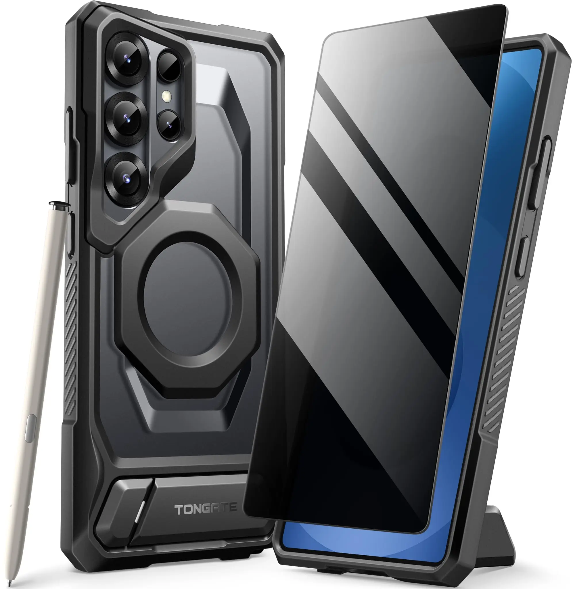 Funda de privcidad anti espia magnética para Samsung Galaxy S25 Ultra con Soporte de aleación de Aluminio Protector de Pantalla de Privacidad Compatible con MagSafe 1 Funda de privcidad anti espia Funda de privcidad anti espia magnética para Samsung Galaxy S25 Ultra con Soporte de aleación de Aluminio Protector de Pantalla de Privacidad Compatible con MagSafe