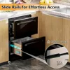 24 Inch Under Counter Dual Drawer Beverage Fridge, Weather Proof Outdoor Beverage Refrigerator for Patio 2