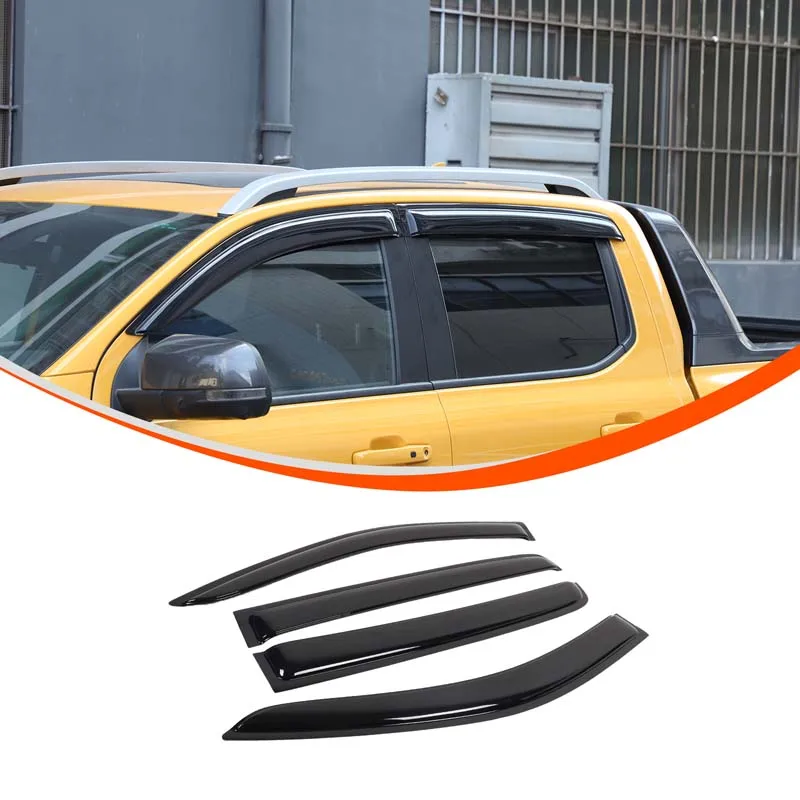 Car Side Window Wind Deflectors Vent Visors Exterior Sun Wind Rain ...