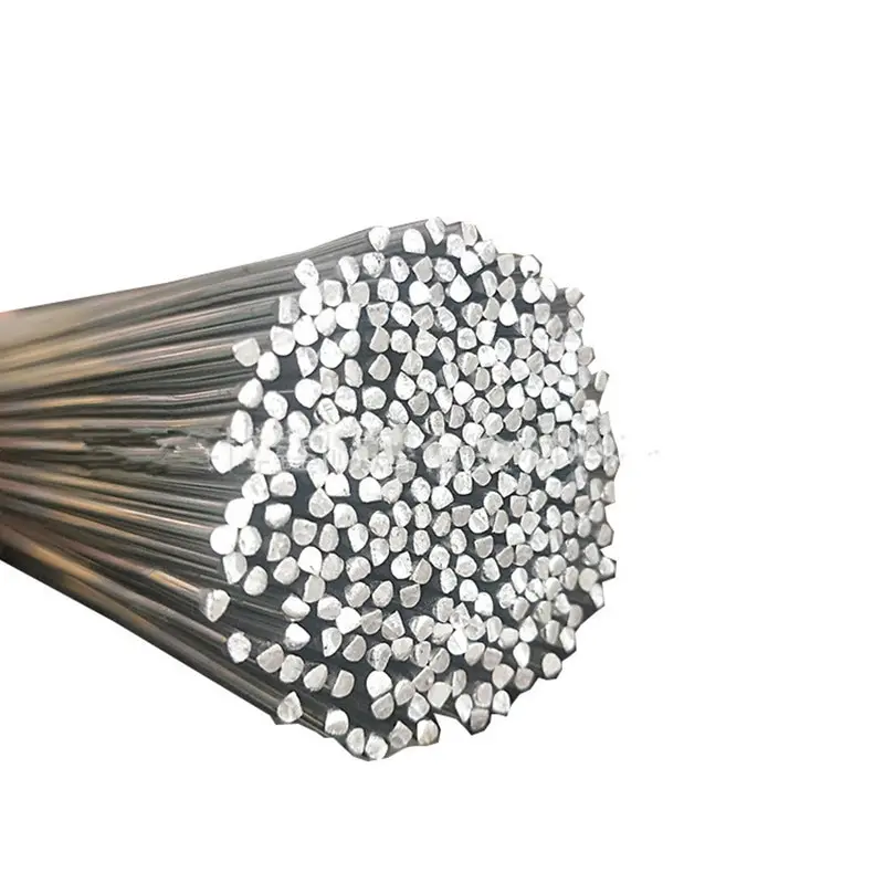 Low Temperature Easy Melt Aluminum Universal Welding Rod Cored Wire Rod Solder No Need Solder Powder Weld Bar for Propane Torch aluminum welding rods