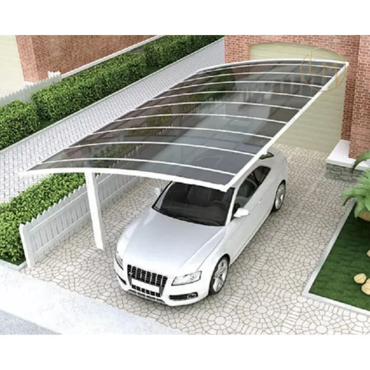 Hurricane Resistant Customize Polycarbonate Aluminium Frame Carport for Car  Solar Pv Powered Carport