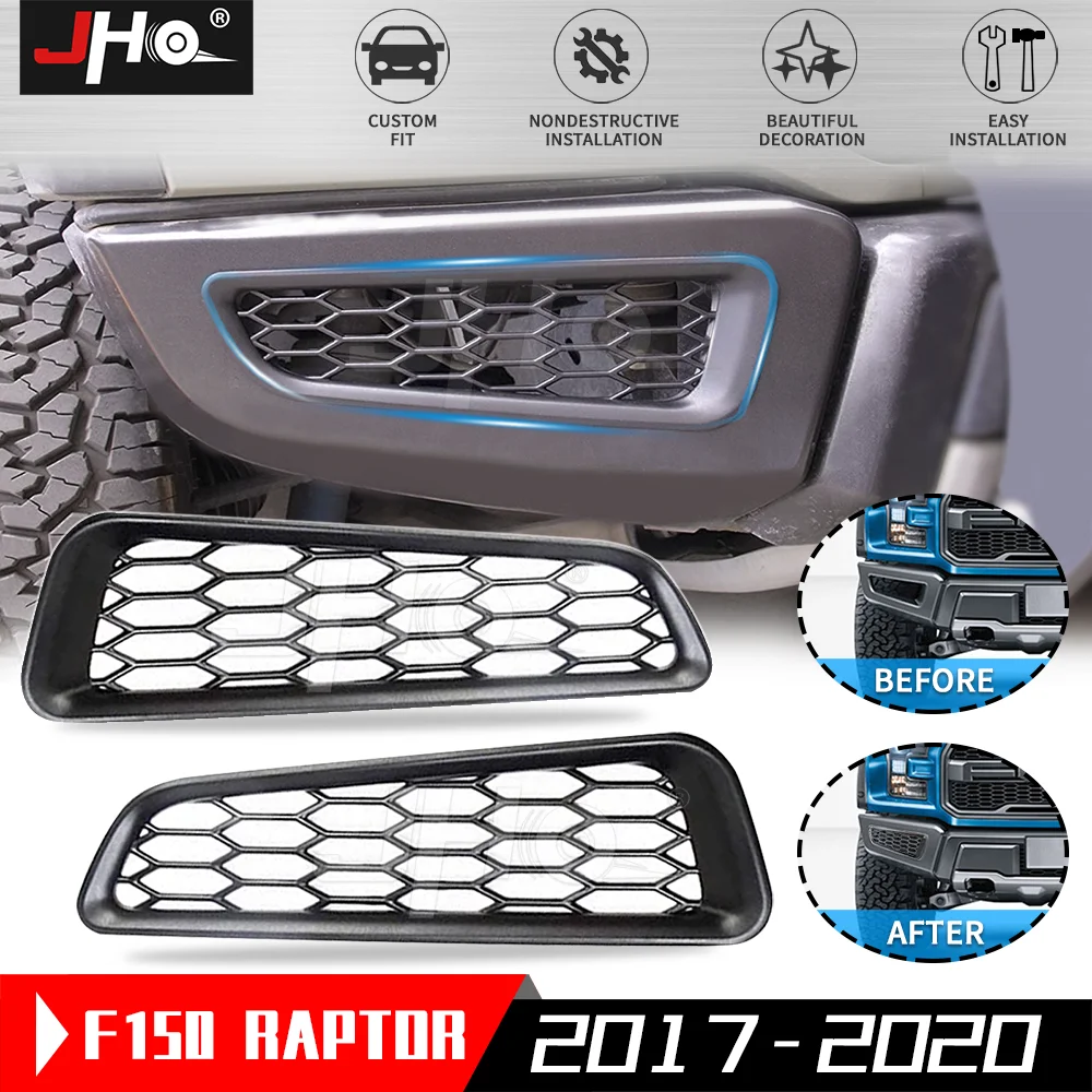 jho-noir-feu-antibrouillard-avant-superposition-couvercle-antibrouillard-garniture-pour-ford-f150-raptor-2017-2020-2019-2018-gen-2-accessoires-de-voiture