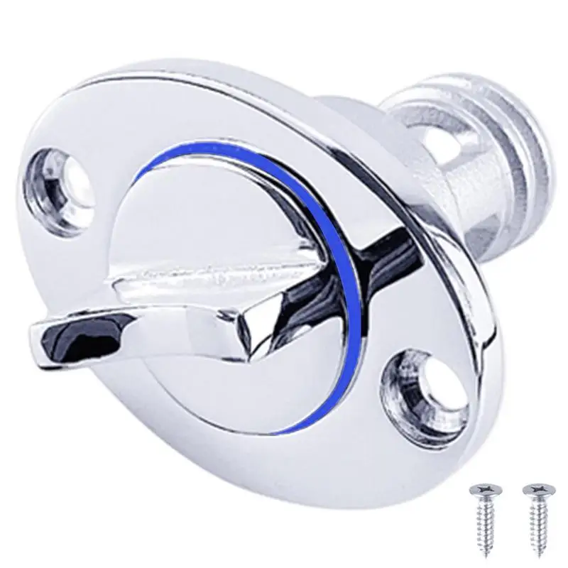 

Garboard Drain Plug Stainless Steel Kayak Boats Plug Kit Sealed With Waterproof Seal Ring For Freezer Boats Yacht Fish Well
