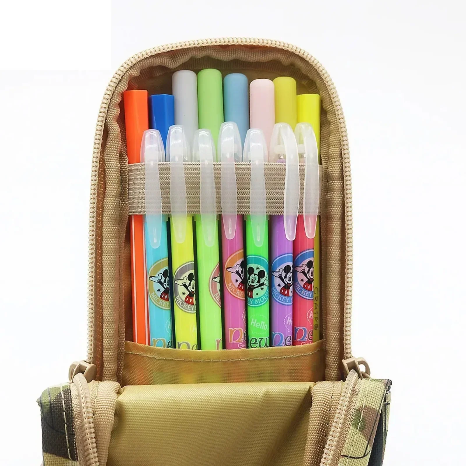 Pencil Case Camouflage Off-road Vehicle Pouch Bag For Boys Children Double Zipper School Stationery Cases pencil cases pen storage bag pencil holder