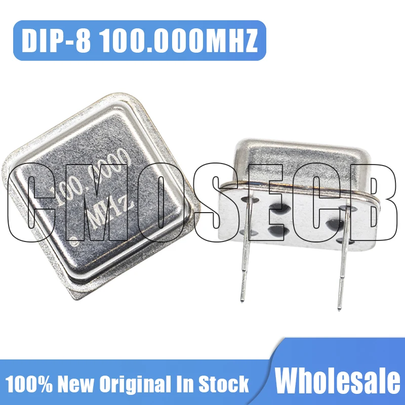 2PCS DIP8 100MHZ 하프 사이즈 액티브 크리스탈 발진기 100M 100.0..