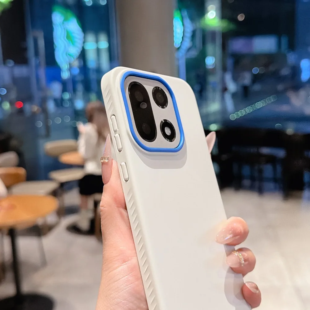 Ultra-Thin Matte Magnetic Full-Body Shockproof Luxury Blue Tone Case