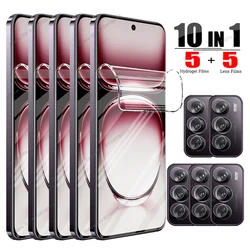 Universal 10 - in - 1 Hydrogel Screen and Lens Protector Set for 5Screen 5Lens Film (Reno 14 F 5G)