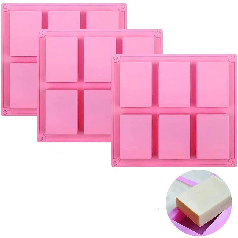 Soap Tray Soap Mold Candle Mold Wax Products Silicone Rectangular Silicone Wax Products Tools silicone mold
