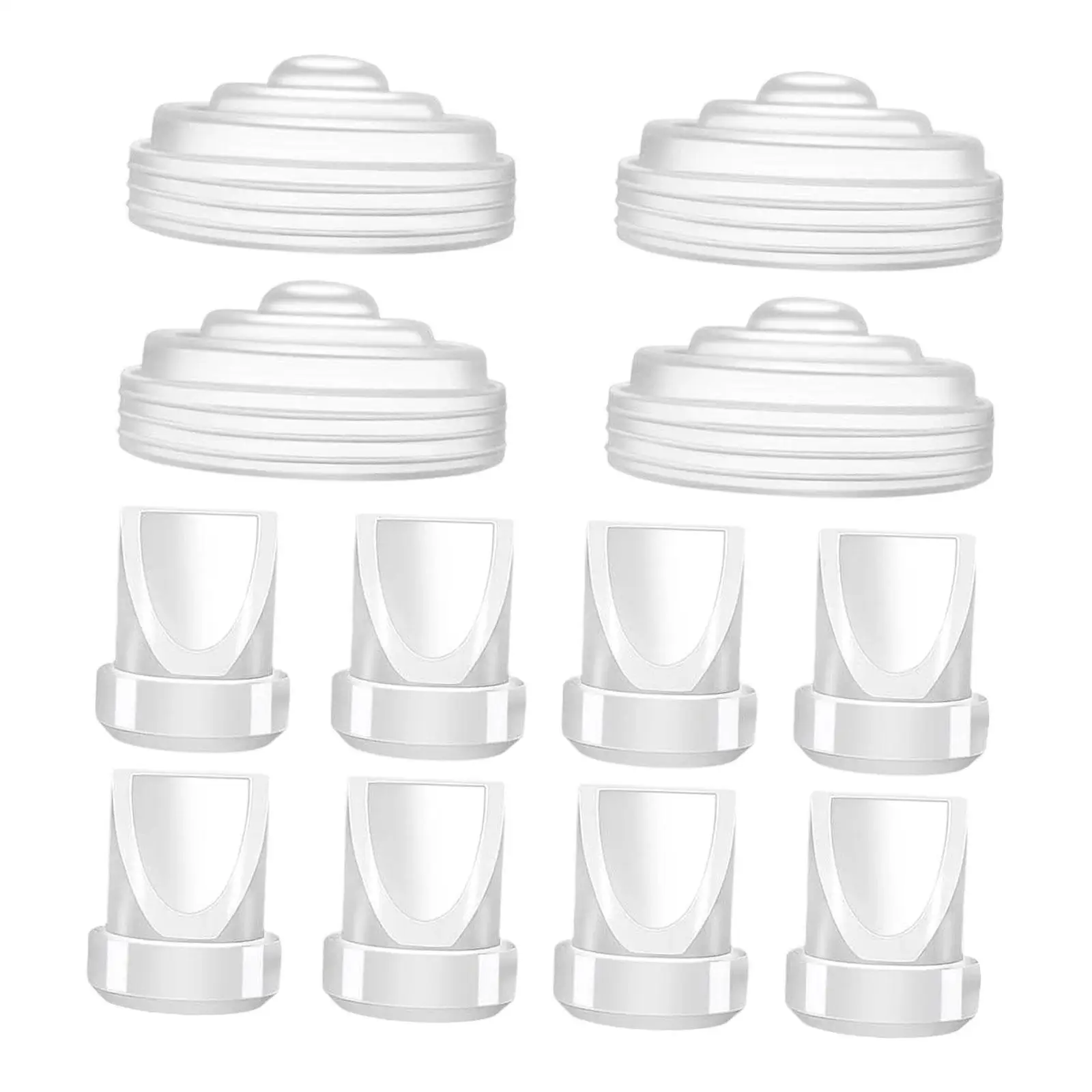 Diaphragm and Duckbill Valves Backflow Protector for M5 Wearable Breastpump