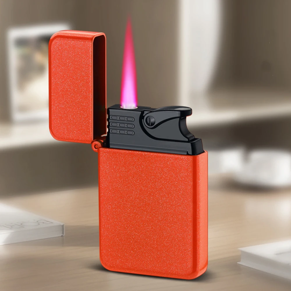 Disco tapet Mange New Red Flame Turbo Jet Lighter Compact Butane Torch Metal Lighters  Cigarette Accessories Gas Windproof Petrol Lighter - Cigarette Accessories  - AliExpress