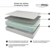King Size Chime 12 Inch Medium Firm Memory Foam Mattress with Green Tea & Charcoal Gel for Pressure Relief 2