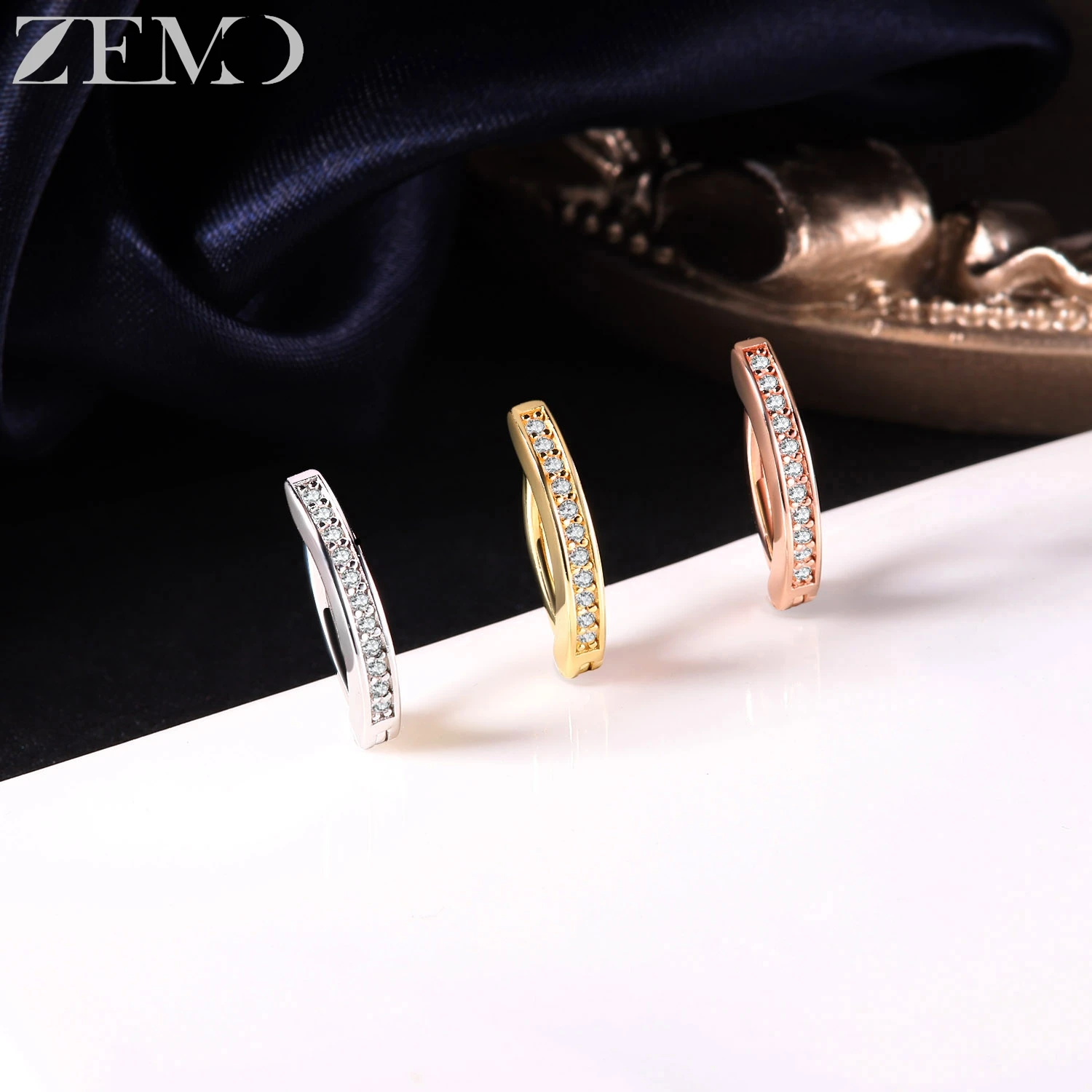ZEMO 1개 펑크 스타일 14/16G 배꼽 링 CZ 크리스탈 배꼽 피어싱 8/10/12MM 비치 배꼽 피어싱 바디 주얼리