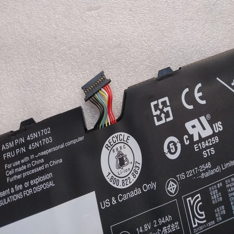 Bateria para Lenovo Thinkpad x1 Carbono 45n1701 45n1702 00hw002 Gen Gen3 20a7 20a8 20bt 20bs N3nd3ge N3nd5ge Tp00061a 2014 2023 - Imagem 3