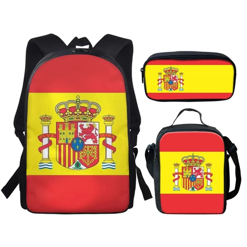 Student School Backpack with 3D Printing, Laptop Backpack, Backpack, Lunch Bag, Pencil Case, Popular Harajuku, Flag New Team,