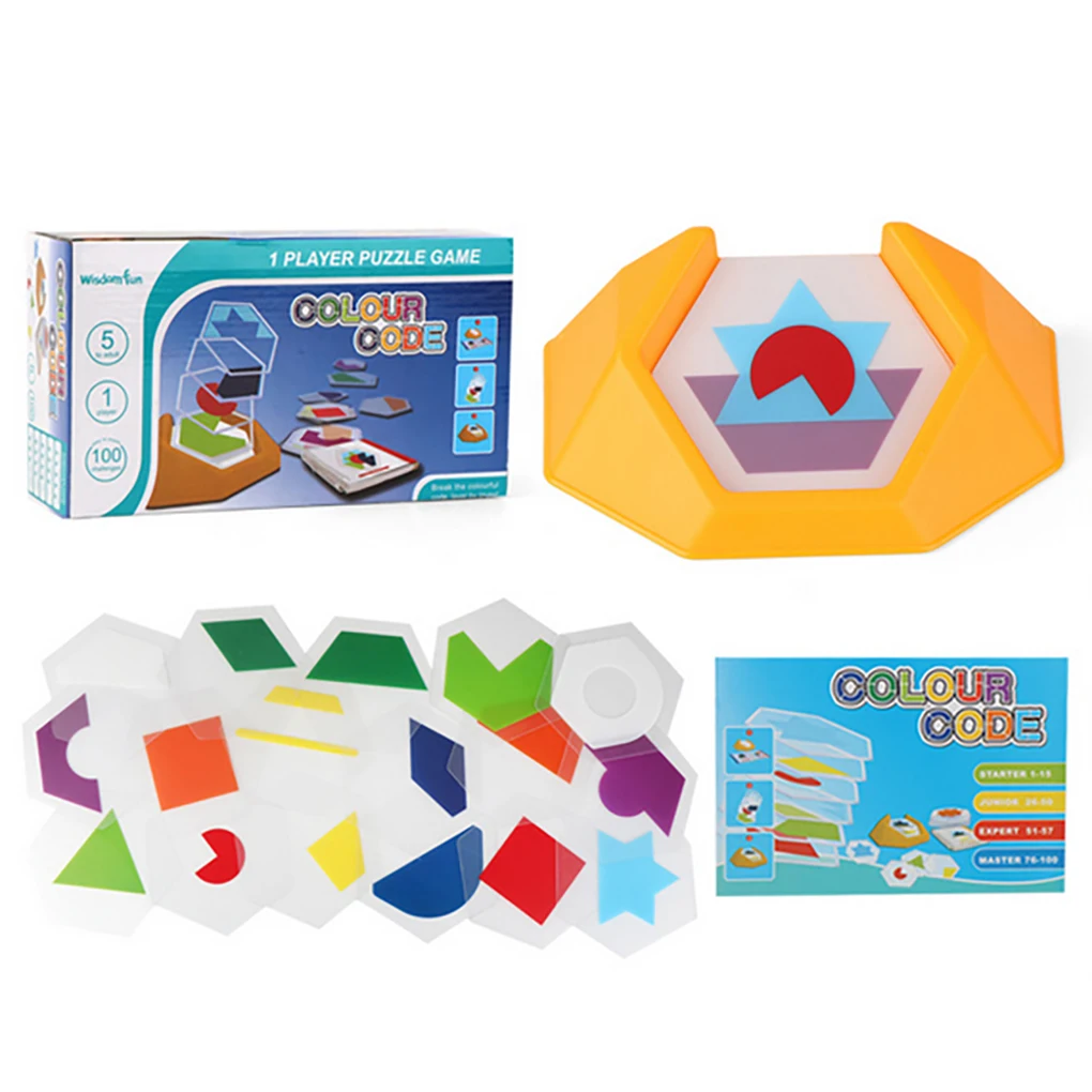 Color-Code-Puzzle-Educational-Children-Logic-Board-Game-Jigsaw ...