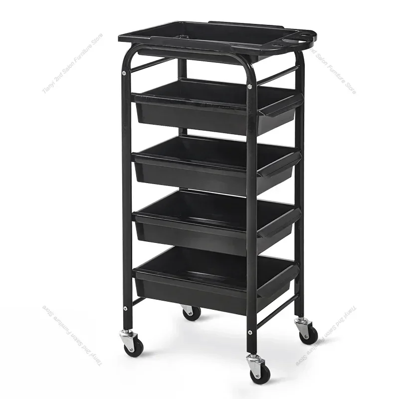 Italian Style Simplicity Trolley Storable Multifunctional Furniture for Barber Shop