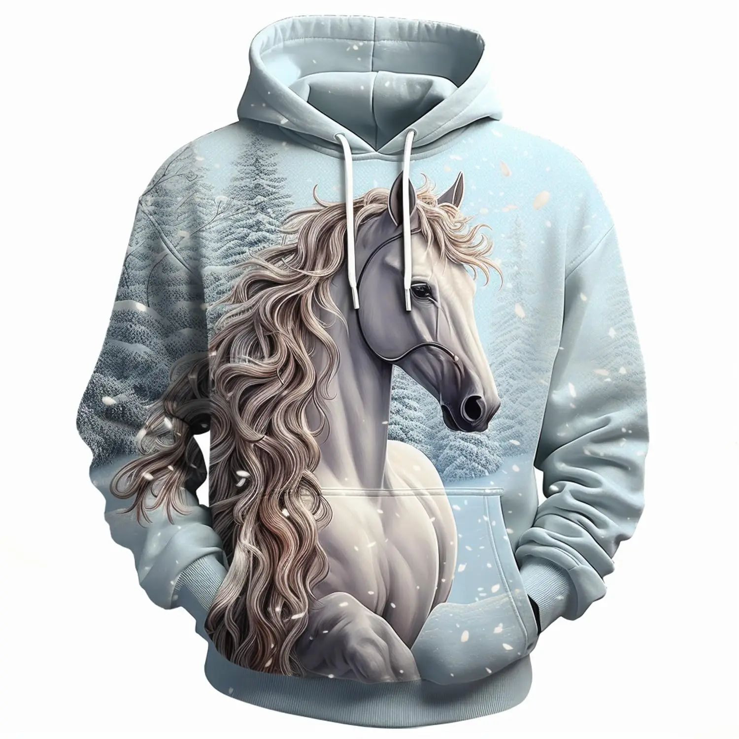 Graphic 3D Print Oversized Hoodie Sweatshirt