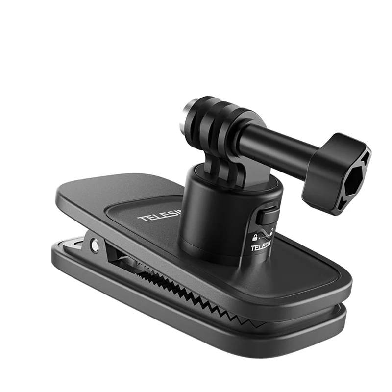 C9-텔레신 360 ° Gopro Insta360 액션 카메라 부품용 회전 자기 배낭 클립 클램프 마운트