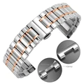 Steel-rose gold