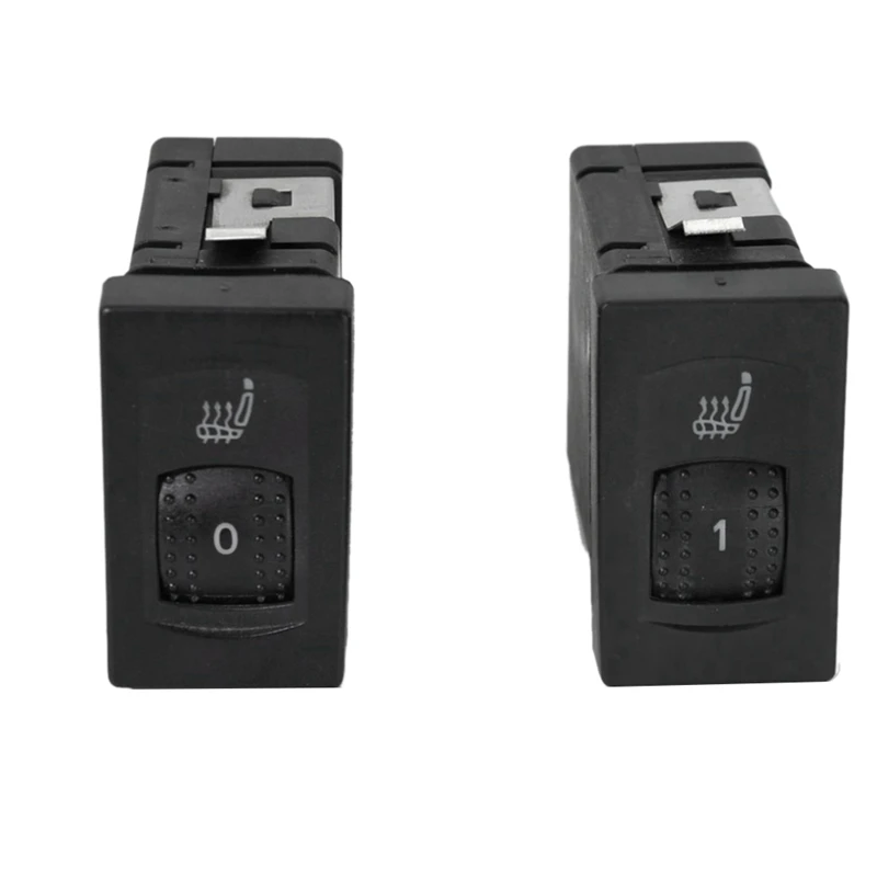 Front Seat Heated Control Switch Button 1 Pair for Passat B5 1998-2005 3B0963563C 3B0963564C