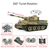 1/16 Heng Long TK7.0 Tiger I RC Tank Model 3818 RTR Barrel Recoil Metal Tracks Wheels TH19109 1
