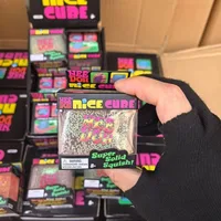 New Schylling Needoh Nice Cube Squishy Stress Toy Glow In The Dark Slow Rebound Sensory Glitter Pressure Relief For Adults gifts 6