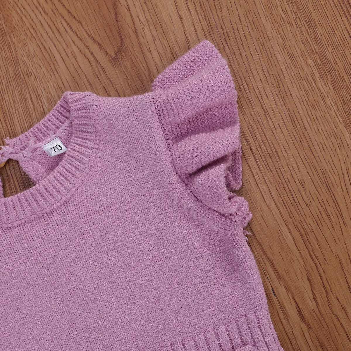Knitted Cotton Sleeveless Newborn Baby Girls Summer Rompers Cute Infant Jumpsuit Toddler Bodysuit Baby Clothing For 0-24 Months