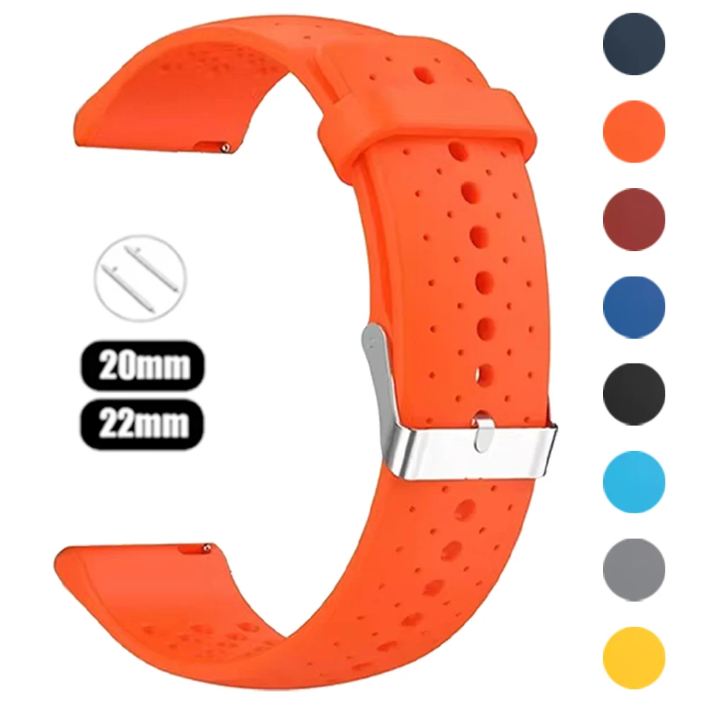 Breathable Silicone Strap - 20/22mm Sport Band Replacement Wrist Bracelet
