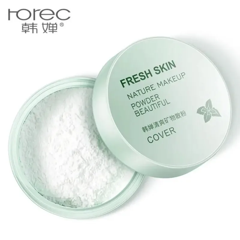 Fresh Mineral Loose Setting Powder Oil Control Concealer Smooth Nature Foundation makeup Powder Beauty Face Care setting powder loose powder face powder