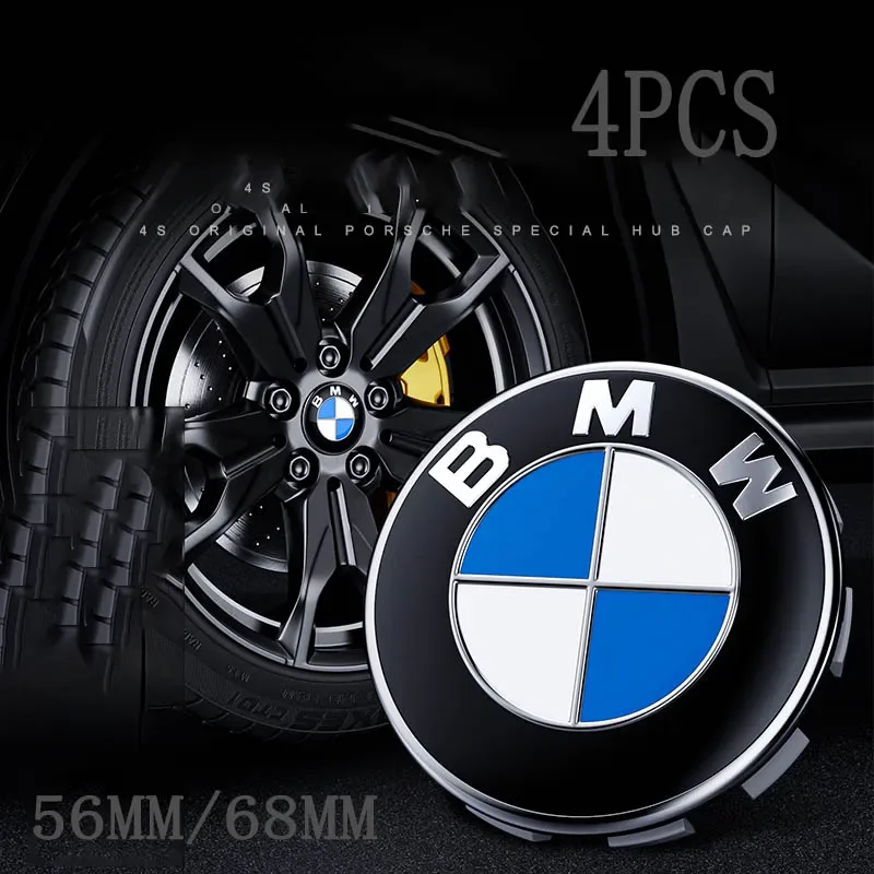 56mm 68mm 자동차 휠 센터 허브 캡 휠 커버 (BMW E36 E39 E46 E60 E90 E90 F01 F10 F30 E93 G01 G20 G21 G30 G11 F15 X6 X5 X3 용)