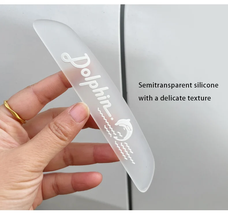 For BYD Dolphin Silicone door anti-collision strip sticker Door protection against scratches Car accessories