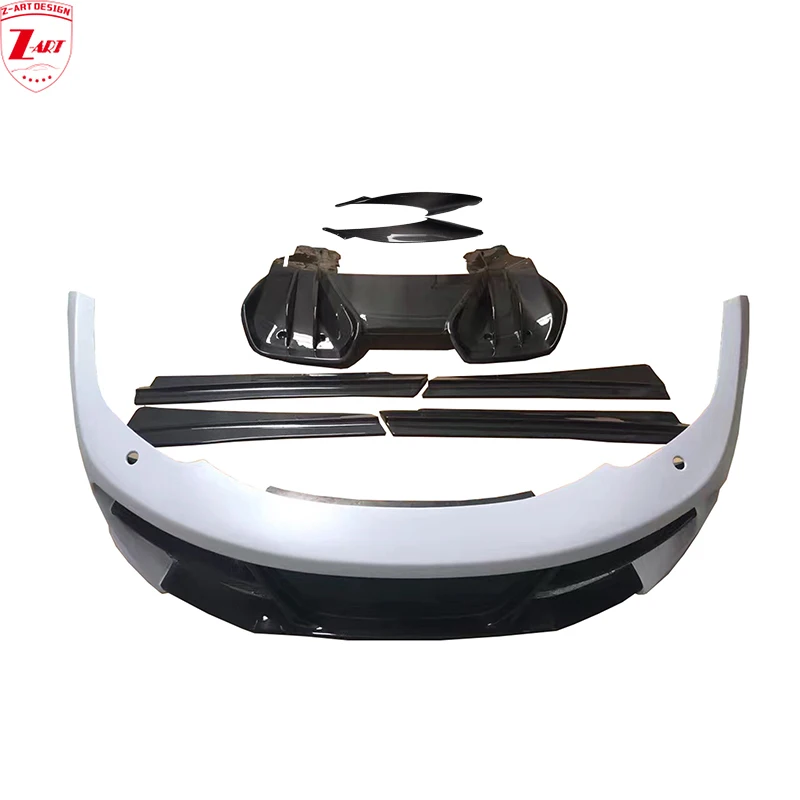 Z-Art Rz Body Kit Per Mclaren Mp4-12C Facelift Body Kit Paraurti Anteriore + Minigonne Laterali + Prese D'Aria Laterali + Kit Diffusore Posteriore Per