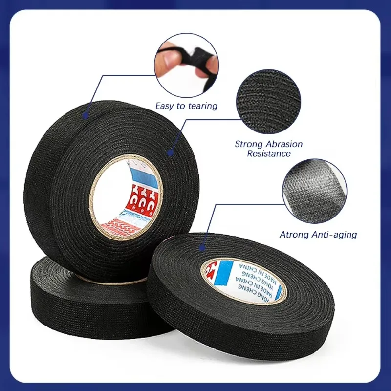 Heat-resistant Adhesive Cloth Tape For Automotive Cable Harness Wiring