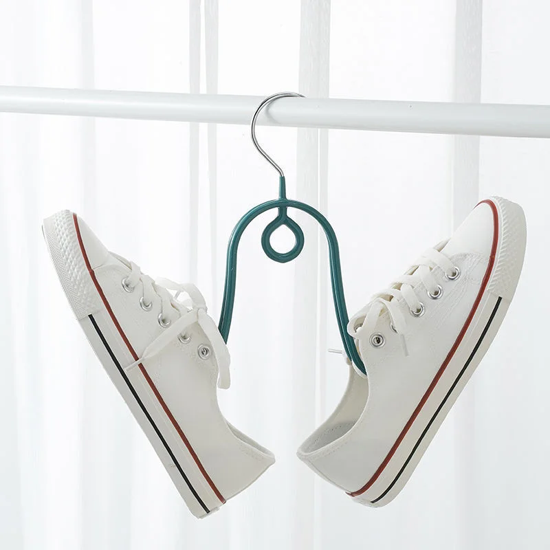 Windproof Shoe Drying Rack Balcony Shoe Rack Shoe Drying Rack Clothes Hanger Shoe Drying Rack 1PC Clothes Storage Hook 3