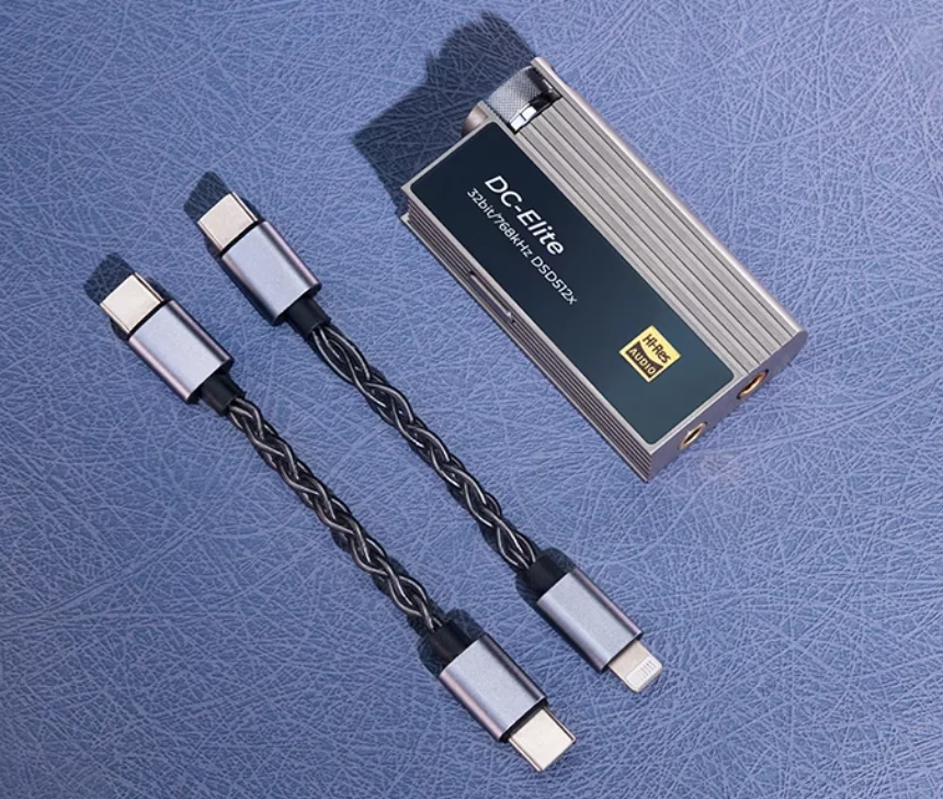Original ibasso DC Elite Mobile Decoder Ear Amps HIFI Small Tail 4.4 Balance DAC 6