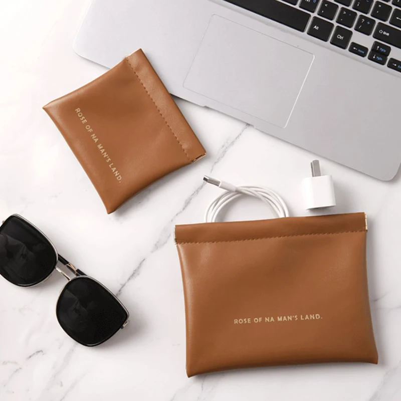 Mini Storage Bag Lipstick Bag Key Cosmetic Pouch Data Cable Storage Bag Carrying Bag Inside Portable Mini Women's Bags 3