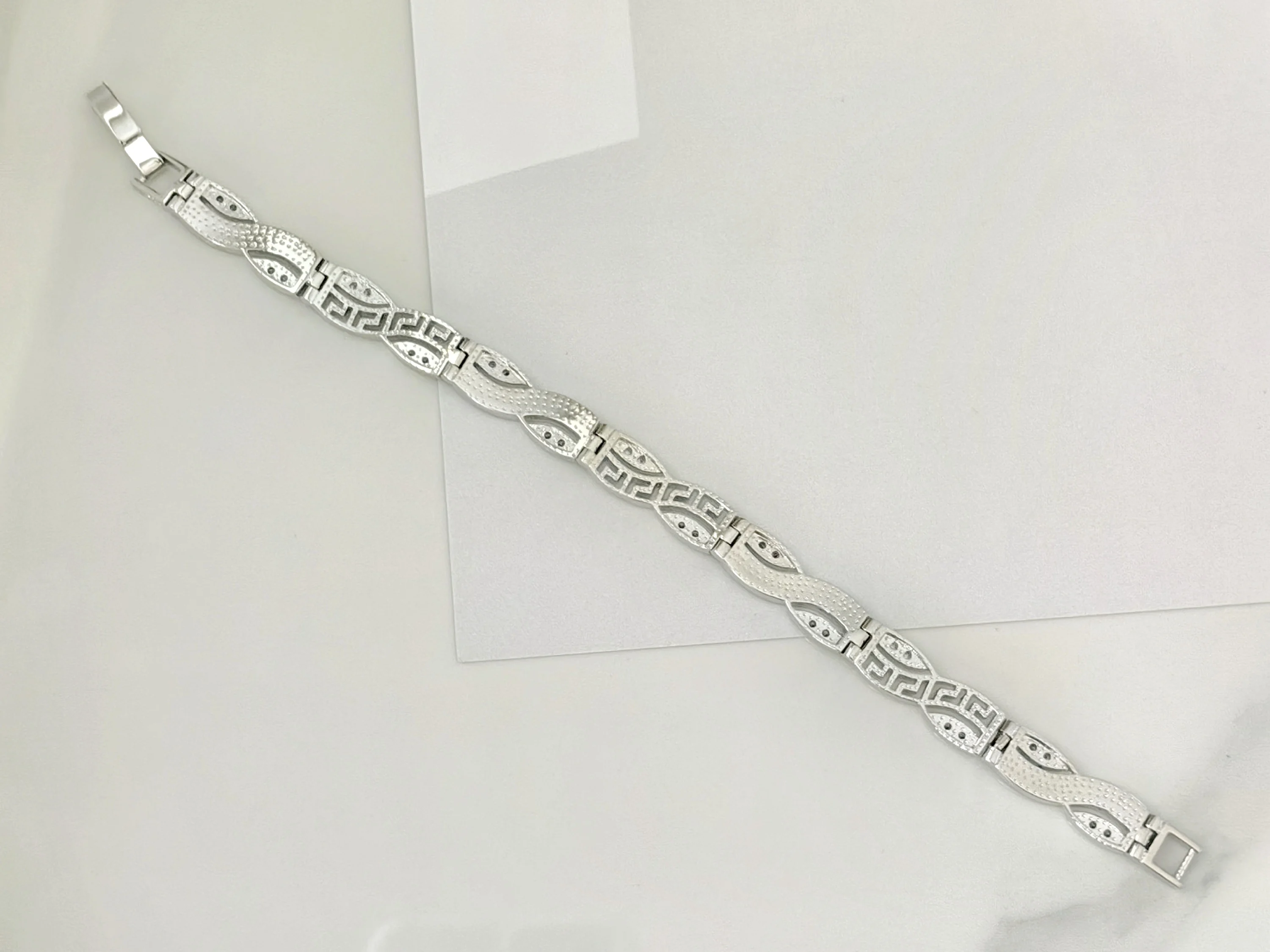 JLB-149 Fashion Bracelets Chinese Pattern Blue Opal Gem Charm Bracelets For Women's Bracelets & Bangles