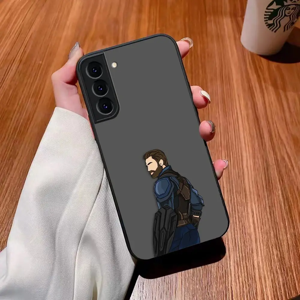 thumbnail image 1 of Matte Case for Samsung Galaxy S23 S22 S21 S20 S10 4G S9 Plus ULTRA 5G LITE Case Funda Coque Shell Marvel Avengers Heros Faceless, 1 of 5