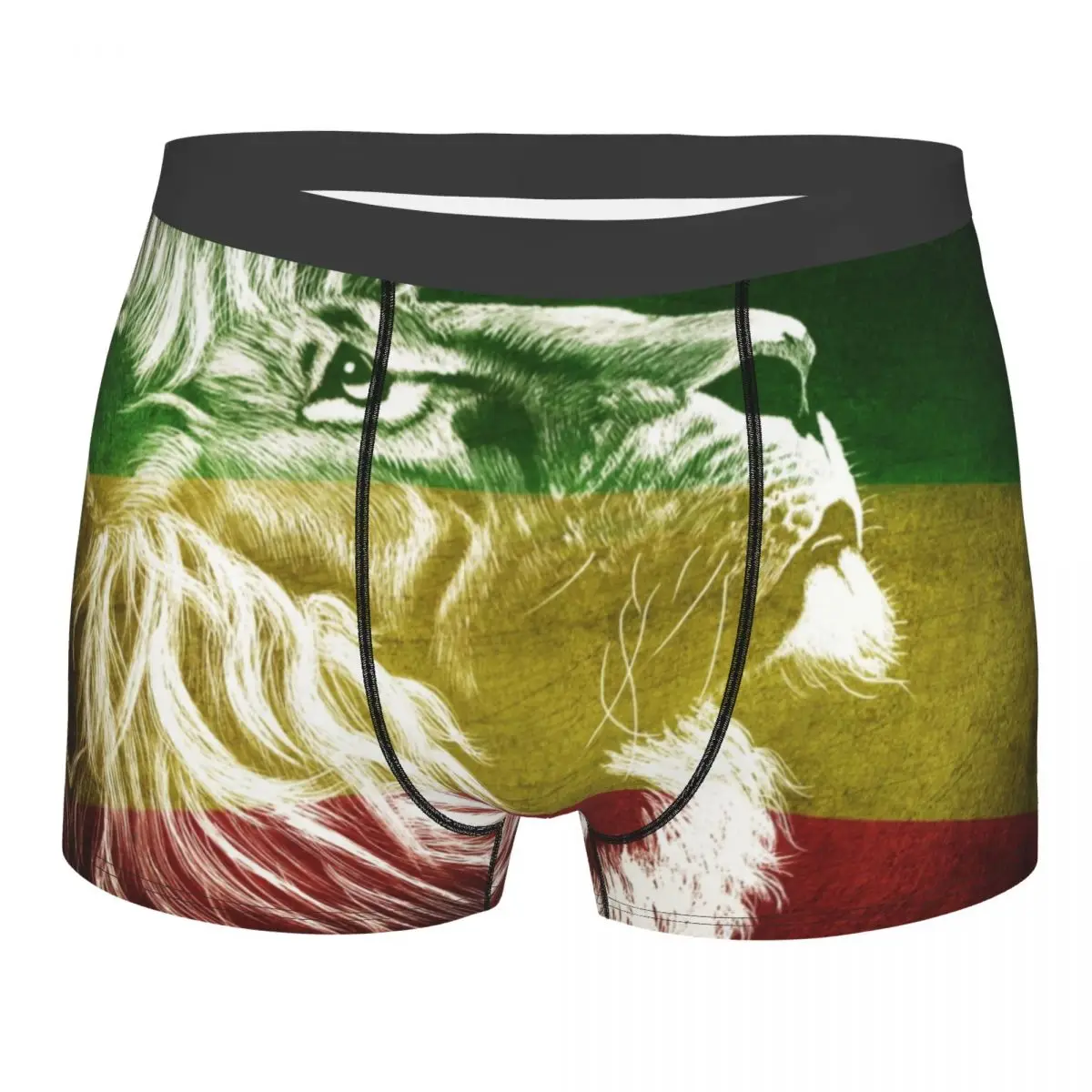 

Custom King Of Judah Rastafarian Rasta Lion Boxers Shorts Men's Jamaica Flag Jamaican Proud Briefs Underwear Cool Underpants