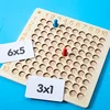 Montessori Wooden Arithmetic Math Board Toy Multiplication Addition Sensory Enlightenment Competitive Puzzle Kids Favor Gift 5
