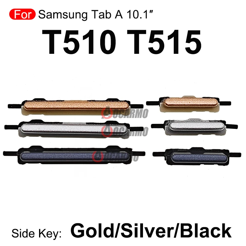 Side Button Keys Power Volume Buttons Replacement Parts For Samsung Galaxy Tab A 10.1" SM-T515 T510 phone switch key power volume control button