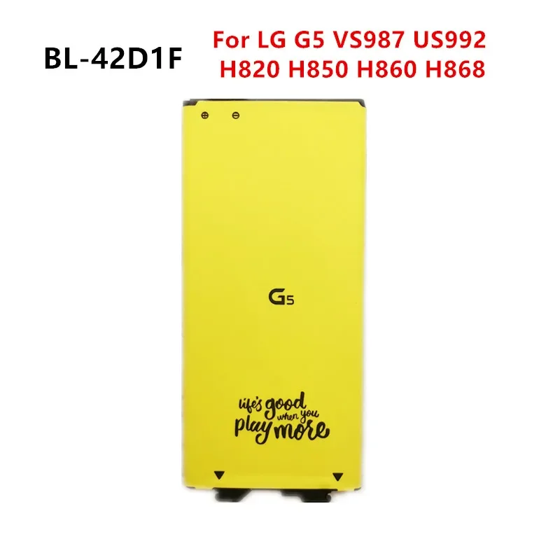

New 2700mAh BL-42D1F Replacement Battery For LG G5 VS987 US992 H820 H830 H840 H850 H860 H868 LS992 F700 BL42D1F Batteries