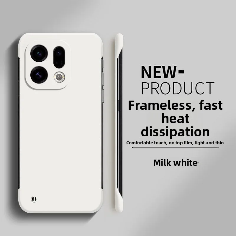 Ultra Thin Hard PC Frameless Phone Case - Rugged Matte Protection Cover
