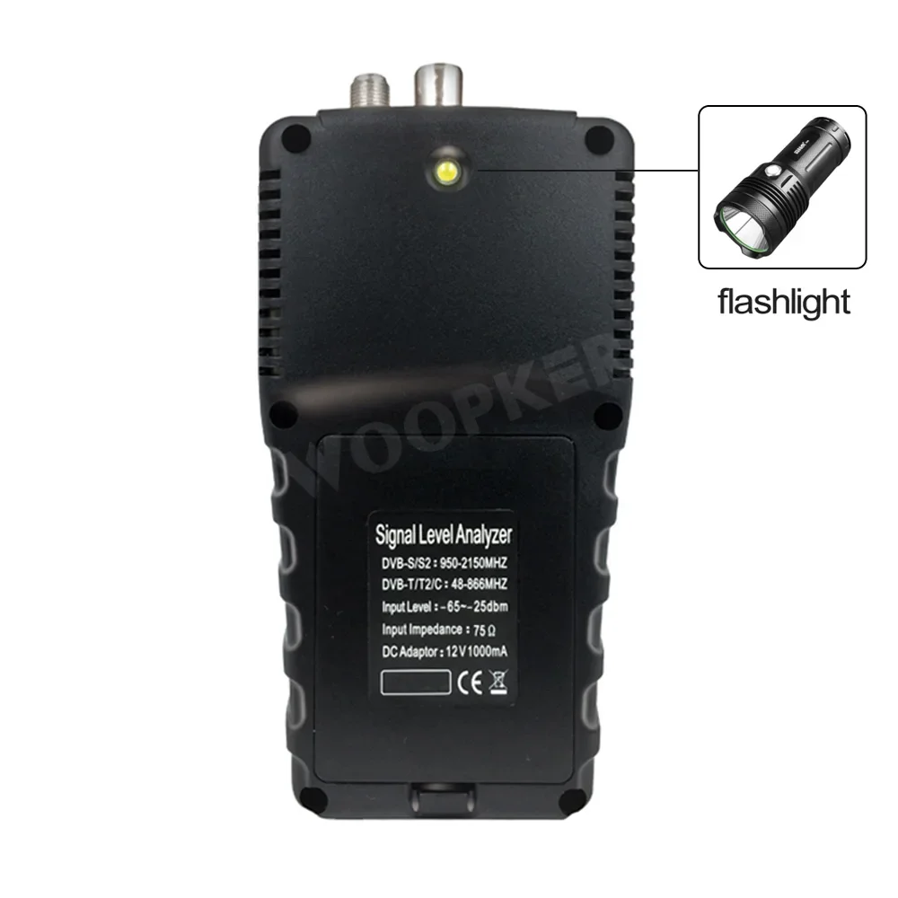 VF 6800P Satellite Finder DVB-T2 DVB-S2 DVB-C MPEG4 Digital Sat Finder Meter 2.4 Inch LCD HD for TV Tuner