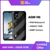 American Version AGM H6 Rugged Smartphone 8GB+256GB,50MP Camera, 90Hz FHD+, Waterproof/Shockproof - Endurance Battery 1
