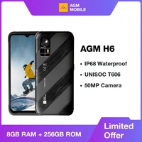American Version AGM H6 Rugged Smartphone 8GB+256GB,50MP Camera, 90Hz FHD+, Waterproof/Shockproof - Endurance Battery 1