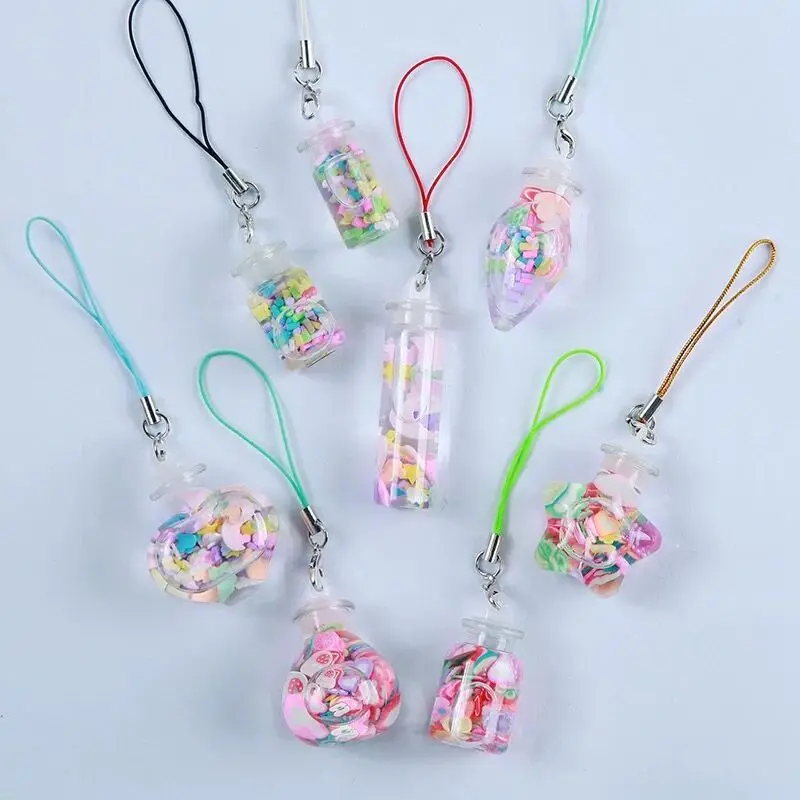 50/100X Mini Cork Stopper PET Bottles DIY Birthday Gift Transparent Empty Message Wishing Bottle Christmas Wedding Party Decor 5