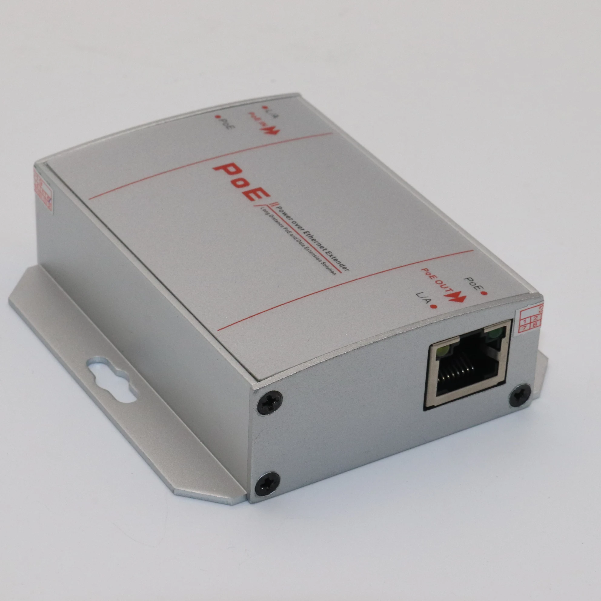 POE 익스텐더 2포트 100Mbps(IEEE 802.3af 표준 송신기 포함) NVR IP 카메라용 무선 AP DIY 1*입력 + 1*출력 200m