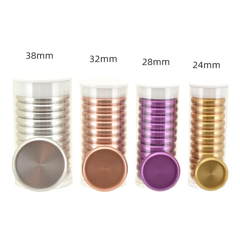 11pcs Metal Binding Discs Metal Buckle Mushroom Hole Loose-leaf Notebook Accessories Binding Ring Journal Diary Notebook Disc